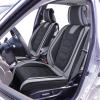 imageOASIS AUTO Seat Covers Compatible with Honda Accord 20132025 Custom Fit Leather Cover Protector Cushion for Sedan Coupe Both 4ampamp2Door Full Set BlackGRAY