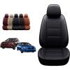 imageOASIS AUTO 20122022 Impreza ampamp Crosstrek Custom Fit Leather Seat Covers 1216 Impreza ampamp 1317 Crosstrek BlackBLACK