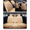 imageOASIS AUTO Car Seat Covers Premium Waterproof Faux Leather Cushion Universal Accessories Fit SUV Truck Sedan Automotive Vehicle Auto Interior Protector Full Set OS008 TanTAN