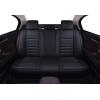 imageOASIS AUTO Car Seat Covers Premium Waterproof Faux Leather Cushion Universal Accessories Fit SUV Truck Sedan Automotive Vehicle Auto Interior Protector Full Set OS012 Black