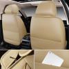 imageOASIS AUTO Car Seat Covers Premium Waterproof Faux Leather Cushion Universal Accessories Fit SUV Truck Sedan Automotive Vehicle Auto Interior Protector Full Set OS008 TanTAN