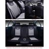 imageOASIS AUTO Car Seat Covers Premium Waterproof Faux Leather Cushion Universal Accessories Fit SUV Truck Sedan Automotive Vehicle Auto Interior Protector Full Set OS008 TanGRAY