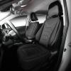 imageOASIS AUTO Custom Seat Covers Compatible with Toyota RAV4 20132018 Full Set BlackampampRedBLACK