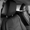 imageOASIS AUTO Custom Seat Covers Compatible with Toyota RAV4 20132018 Full Set BlackampampRedBLACK