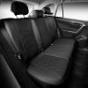 imageOASIS AUTO Custom Seat Covers Compatible with Toyota RAV4 20132018 Full Set BlackampampRedBLACK
