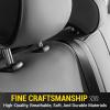 imageOASIS AUTO Custom Seat Covers Compatible with Toyota RAV4 20132018 Full Set BlackampampRedBLACKGRAY