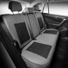 imageOASIS AUTO Custom Seat Covers Compatible with Toyota RAV4 20132018 Full Set BlackampampRedBLACKGRAY