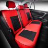 imageOASIS AUTO Custom Seat Covers Compatible with Toyota RAV4 20132018 Full Set BlackampampRedBLACKRED