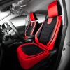 imageOASIS AUTO Custom Seat Covers Compatible with Toyota RAV4 20132018 Full Set BlackampampRedBLACKRED