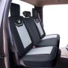 imageOASIS AUTO Tailor Fit Seat Covers Compatible with 20092022 Ford F150 F150 F250 F250 F350 F350 FF01 Full Set Fabric Gray