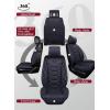 imageOASIS AUTO Toyota Camry Accessories Seat Covers 20122025 Custom Fit Leather Cover Protector Cushion Full Set BlackBLUE