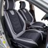 imageOASIS AUTO Toyota Corolla Accessories Seat Covers 20092025 Custom Fit Leather Cover Protector Cushion Full Set BlackGRAY