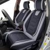 imageOASIS AUTO Toyota Corolla Accessories Seat Covers 20092025 Custom Fit Leather Cover Protector Cushion Full Set RedGRAY