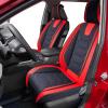imageOASIS AUTO Toyota RAV4 Accessories Seat Covers 20132025 Custom Fit Leather Cover Protector Cushion for RAV4 Premium Full Set BlackBLACKRED