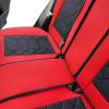 imageOASIS AUTO Toyota RAV4 Accessories Seat Covers 20132025 Custom Fit Leather Cover Protector Cushion for RAV4 Premium Full Set BlackBLACKRED
