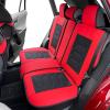 imageOASIS AUTO Toyota RAV4 Accessories Seat Covers 20132025 Custom Fit Leather Cover Protector Cushion for RAV4 Premium Full Set BlackBLACKRED