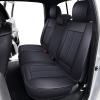 imageOASIS AUTO Toyota Tacoma Accessories Seat Covers 20052025 Custom Fit Leather Truck Cover Protector Cushion Crew Double Extended Cab TRDPremium Full Set Black