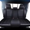 imageOASIS AUTO Toyota Tacoma Accessories Seat Covers 20052025 Custom Fit Leather Truck Cover Protector Cushion Crew Double Extended Cab TRDPremium Full Set Black