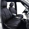 imageOASIS AUTO Toyota Tacoma Accessories Seat Covers 20052025 Custom Fit Leather Truck Cover Protector Cushion Crew Double Extended Cab TRDPremium Full Set Black