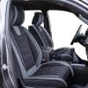 imageOASIS AUTO Toyota Tacoma Accessories Seat Covers 20052025 Custom Fit Leather Truck Cover Protector Cushion Crew Double Extended Cab TRDSport Full Set BlackampampGray