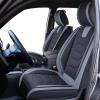 imageOASIS AUTO Toyota Tacoma Accessories Seat Covers 20052025 Custom Fit Leather Truck Cover Protector Cushion Crew Double Extended Cab TRDSport Full Set BlackampampGray