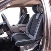imageOASIS AUTO Z F150 F250 F350 Accessories Seat Covers 20092025 Custom Fit Leather Truck Cover Protector F150 F250 F350 Crew Double Super Extended Cab Sport Full Set BlackampampGray
