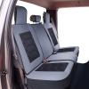 imageOASIS AUTO Z F150 F250 F350 Accessories Seat Covers 20092025 Custom Fit Leather Truck Cover Protector F150 F250 F350 Crew Double Super Extended Cab Sport Full Set BlackampampGray