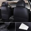 imageOASIS AUTO Car Seat Covers Premium Waterproof Faux Leather Cushion Universal Accessories Fit SUV Truck Sedan Automotive Vehicle Auto Interior Protector Full Set BlackampampBlueGRAY