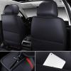 imageOASIS AUTO Car Seat Covers Premium Waterproof Faux Leather Cushion Universal Accessories Fit SUV Truck Sedan Automotive Vehicle Auto Interior Protector Full Set BlackampampBlueBLACKRED