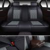 imageOASIS AUTO Car Seat Covers Premium Waterproof Faux Leather Cushion Universal Accessories Fit SUV Truck Sedan Automotive Vehicle Auto Interior Protector Full Set BlackampampBlueGRAY