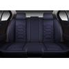 imageOASIS AUTO Car Seat Covers Premium Waterproof Faux Leather Cushion Universal Accessories Fit SUV Truck Sedan Automotive Vehicle Auto Interior Protector Front Pair OS004 BlackampampTealBLACK