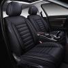 imageOASIS AUTO Car Seat Covers Premium Waterproof Faux Leather Cushion Universal Accessories Fit SUV Truck Sedan Automotive Vehicle Auto Interior Protector Full Set OD001 Black