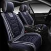 imageOASIS AUTO Car Seat Covers Premium Waterproof Faux Leather Cushion Universal Accessories Fit SUV Truck Sedan Automotive Vehicle Auto Interior Protector Front Pair OS004 BlackampampTealBLACKGREY