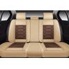 imageOASIS AUTO Car Seat Covers Premium Waterproof Faux Leather Cushion Universal Accessories Fit SUV Truck Sedan Automotive Vehicle Auto Interior Protector Front Pair OS004 BlackampampTealTANBROWN
