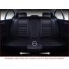 imageOASIS AUTO Car Seat Covers Premium Waterproof Faux Leather Cushion Universal Accessories Fit SUV Truck Sedan Automotive Vehicle Auto Interior Protector Full Set OS001 TanBLACK
