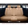 imageOASIS AUTO Car Seat Covers Premium Waterproof Faux Leather Cushion Universal Accessories Fit SUV Truck Sedan Automotive Vehicle Auto Interior Protector Full Set OS001 TanTAN
