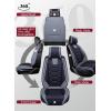 imageOASIS AUTO Car Seat Covers Premium Waterproof Faux Leather Cushion Universal Accessories Fit SUV Truck Sedan Automotive Vehicle Auto Interior Protector Front Pair OS004 BlackampampTealBLACKGREY