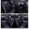 imageOASIS AUTO Car Seat Covers Premium Waterproof Faux Leather Cushion Universal Accessories Fit SUV Truck Sedan Automotive Vehicle Auto Interior Protector Full Set OS008 BlackBLACK