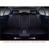 imageOASIS AUTO Car Seat Covers Premium Waterproof Faux Leather Cushion Universal Accessories Fit SUV Truck Sedan Automotive Vehicle Auto Interior Protector Full Set OS009 Black