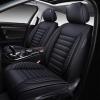 imageOASIS AUTO Car Seat Covers Premium Waterproof Faux Leather Cushion Universal Accessories Fit SUV Truck Sedan Automotive Vehicle Auto Interior Protector Front Pair OD001 Black
