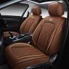 imageOASIS AUTO Car Seat Covers Premium Waterproof Faux Leather Cushion Universal Accessories Fit SUV Truck Sedan Automotive Vehicle Auto Interior Protector Full Set BlackampampBlueCOFFEE