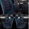 imageOASIS AUTO Car Seat Covers Premium Waterproof Faux Leather Cushion Universal Accessories Fit SUV Truck Sedan Automotive Vehicle Auto Interior Protector Front Pair OS004 BlackampampTealBLACKTEAL