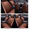 imageOASIS AUTO Car Seat Covers Premium Waterproof Faux Leather Cushion Universal Accessories Fit SUV Truck Sedan Automotive Vehicle Auto Interior Protector Full Set OS008 BlackBROWN