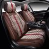 imageOASIS AUTO Car Seat Covers Premium Waterproof Faux Leather Cushion Universal Accessories Fit SUV Truck Sedan Automotive Vehicle Auto Interior Protector Full SetOS007 BlackBROWN