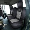 image:imageOASIS AUTO Chevy Silverado amp GMC Sierra Accessories Seat Covers 20072025 Custom Fit Leather Truck Cover Protector 15003500HD Crew Double Extended CabClassic Full Set Gray