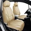 image:imageOASIS AUTO Honda CRV Accessories Seat Covers 20072025 Custom Fit Leather Cover Protector Cushion for CRV Premium Full Set Tan