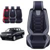 image:imageOASIS AUTO Honda Ridgeline Accessories Seat Covers 20062025 Custom Fit Leather Cover Protector Cushion Full Set Gray