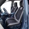 image:imageOASIS AUTO Custom Fit Seat Covers Compatible with Chevy Equinox 20102025 Waterproof Faux Leather Protector SUV Interior Accessories Front Pair BlackBlackGray