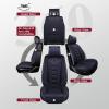 image:imageOASIS AUTO Custom Fit Seat Covers Compatible with Chevy Equinox 20102025 Waterproof Faux Leather Protector SUV Interior Accessories Front Pair BlackBlack